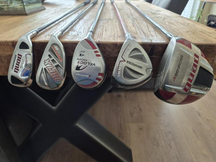 Ben Ross Houten serie driver en 4x hout/hybdride €125,-, Sport en Fitness, Golf, Zo goed als nieuw, Set, Overige merken, Ophalen of Verzenden