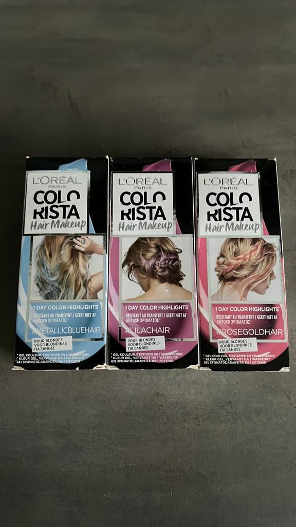 L’Oréal colorista haar make up 3 kleuren, Ophalen of Verzenden, Zo goed als nieuw