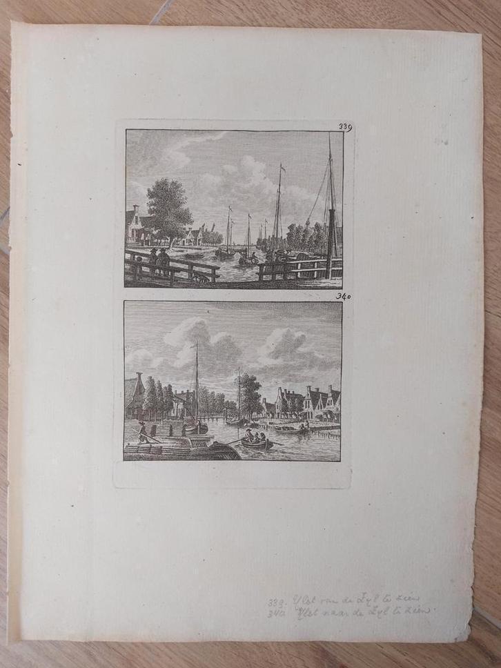 339-340 Ijlst van de Zijl te zien Friesland - unieke uitgave, Antiek en Kunst, Kunst | Etsen en Gravures, Ophalen of Verzenden