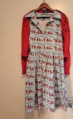 Leuke mouwloze jurk van Banned maat 2Xl evt. met vestje!, Blauw, Maat 46/48 (XL) of groter, Ophalen of Verzenden, Zo goed als nieuw