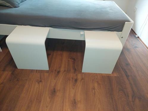 Auping Auronde (aanhaak) Tafeltje 48 cm hoog, Huis en Inrichting, Slaapkamer | Bedden, Zo goed als nieuw, Eenpersoons, Overige maten