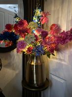 Pluk boeket in vaas met Lichrjes Zijden bloemen Set, Ophalen of Verzenden, Nieuw