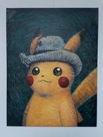 Van Gogh Museum X Pokémon Pikachu giclée Canvas 65x50 cm, Ophalen of Verzenden