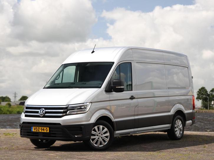 Volkswagen Crafter 35 2.0 TDI 177PK Automaat L3H3 Exclusive, Auto's, Bestelauto's, Bedrijf, Te koop, ABS, Achteruitrijcamera, Adaptive Cruise Control