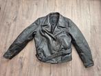 Leer dames motorjas maat 42, Ophalen of Verzenden, Zo goed als nieuw, Maat 42/44 (L), Zwart