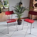 Vintage jaren 70 keukenstoelen, Huis en Inrichting, Stoelen, Ophalen of Verzenden, Gebruikt, Bruin, Eén