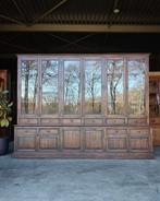 Antieke museumkast | 308cm brede Winkelvitrine |  #2710, Antiek en Kunst, Antiek | Meubels | Kasten, Ophalen of Verzenden