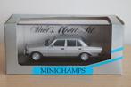 Mercedes 280E W123 1976 zilver, Minichamps 1:43, Hobby en Vrije tijd, Modelauto's | 1:43, Gebruikt, Ophalen of Verzenden, MiniChamps