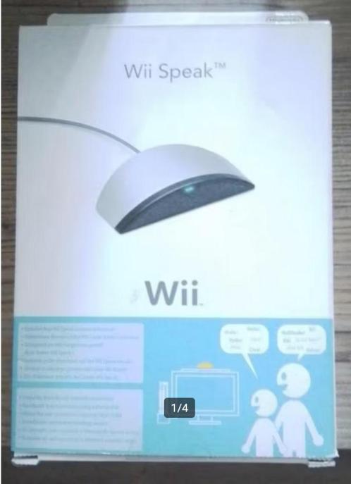 Wii Speak - Nintendo Wii, Spelcomputers en Games, Spelcomputers | Nintendo Consoles | Accessoires, Zo goed als nieuw, Wii, Microfoon