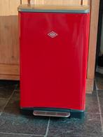 Wesco Afvalemmer Rood Metaal, Ophalen, Gebruikt, Met pedaal, 50 tot 75 cm