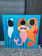Foto bord voor dorpsfeest thema onderwaterwereld, Ophalen, Versiering, Carnaval
