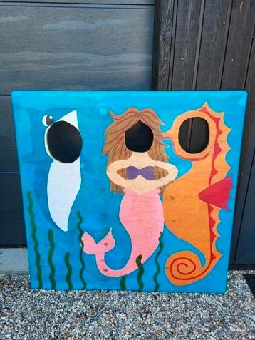 Foto bord voor dorpsfeest thema onderwaterwereld  beschikbaar voor biedingen