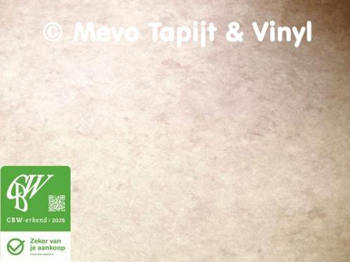 Vinyl met Marmer Look, lengte 2.65x3 meter v € 79,50, Huis en Inrichting, Stoffering | Vloerbedekking, Nieuw, Vinyl, Crème, minder dan 10 m²