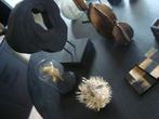 stolp met vogel,2 vazen,2 kussens ornament,vis,onderzetters, Huis en Inrichting, Woonaccessoires | Overige, Ophalen of Verzenden