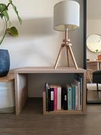 Wooden bed side table Leen Bakken, Huis en Inrichting, Tafels | Sidetables, Ophalen, Zo goed als nieuw, 25 tot 50 cm, Rechthoekig