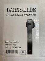 Barnslide schuifdeursysteem RVS nieuw, Doe-het-zelf en Verbouw, Deuren en Horren, Ophalen, 120 cm of meer, Binnendeur, Nieuw
