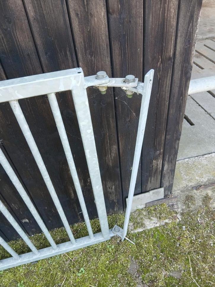 gegalvaniseerd hekwerk, Doe-het-zelf en Verbouw, Steigers, Zo goed als nieuw, Overige typen, Minder dan 2 meter, Ophalen of Verzenden