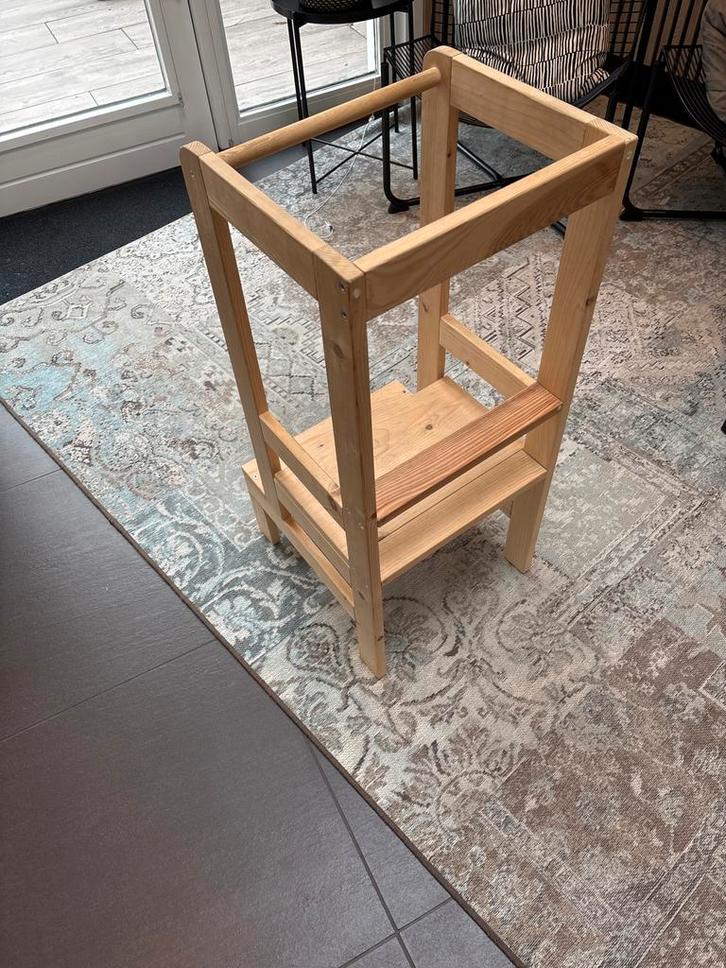 Houten leertoren / keukenhulp voor kinderen, Huis en Inrichting, Woonaccessoires | Zuilen en Pilaren, Gebruikt, Ophalen of Verzenden