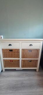 Dressoir met 2 laden en 4 mandjes, Huis en Inrichting, Kasten | Dressoirs, Ophalen of Verzenden, Gebruikt, 25 tot 50 cm