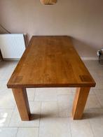 Massief licht eiken Eettafel, Huis en Inrichting, Tafels | Eettafels, Ophalen, Gebruikt, Eikenhout, 50 tot 100 cm