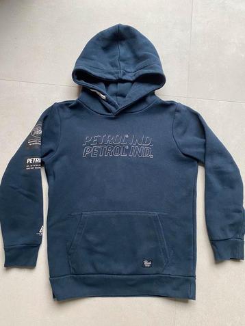 Hoodie mt 140 Petrol donkerblauw ZGAN beschikbaar voor biedingen