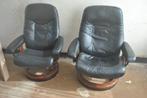 Fauteuil, leer, verstelbaar, Stressless Ekornes, Huis en Inrichting, Fauteuils, Ophalen, Gebruikt, Minder dan 75 cm, Leer