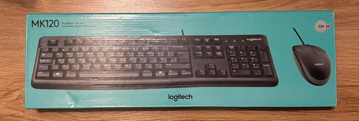 Logitech MK120 toetsenbord + muis nieuw jn de doos, Computers en Software, Toetsenborden, Nieuw, Ophalen of Verzenden