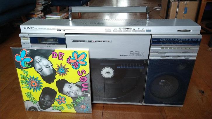 Sharp VZ-2500 Boombox Met Platenspeler, Deels Defect, Audio, Tv en Foto, Radio's, Niet werkend, Overige typen, Ophalen