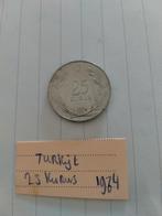 Turkije 25 Kurus 1974, Postzegels en Munten, Munten | Europa | Niet-Euromunten, Verzenden, Overige landen, Losse munt