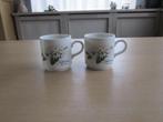 Villeroy & Boch Septfontaines 2 koffiekopjes D7cm H7,5cm, Overige typen, Ophalen of Verzenden, Effen, Zo goed als nieuw