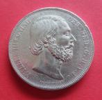 Nederland 2 1/2 gulden Willem III  1874, Koning Willem III, Zilver, Ophalen of Verzenden, Losse munt