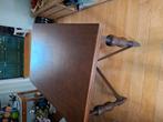 Houten eettafel, Huis en Inrichting, Tafels | Eettafels, Ophalen, Gebruikt, 100 tot 150 cm, 50 tot 100 cm