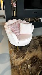 Luxe Schelpen Fauteuil - Stijlvol & Comfortabel, Huis en Inrichting, Fauteuils, Ophalen of Verzenden, Zo goed als nieuw, Stof