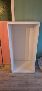 Witte opbergkast met deuren of lades, Ophalen, Gebruikt, 100 tot 150 cm, 50 tot 100 cm