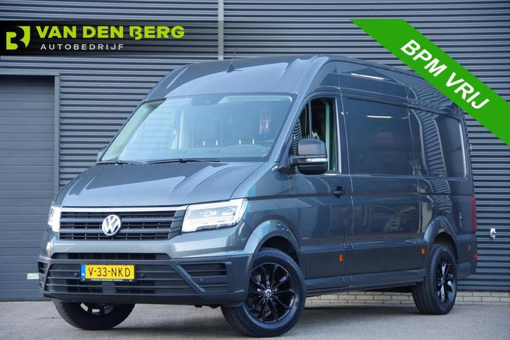 Volkswagen Crafter 35 2.0 TDI L3H3 MARGE, 140PK AUT. LED, CA, Auto's, Bestelauto's, Bedrijf, Te koop, ABS, Achteruitrijcamera