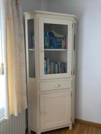 Hoekkast wit gelakt eiken, Ophalen, Minder dan 50 cm, Gebruikt, 100 tot 150 cm