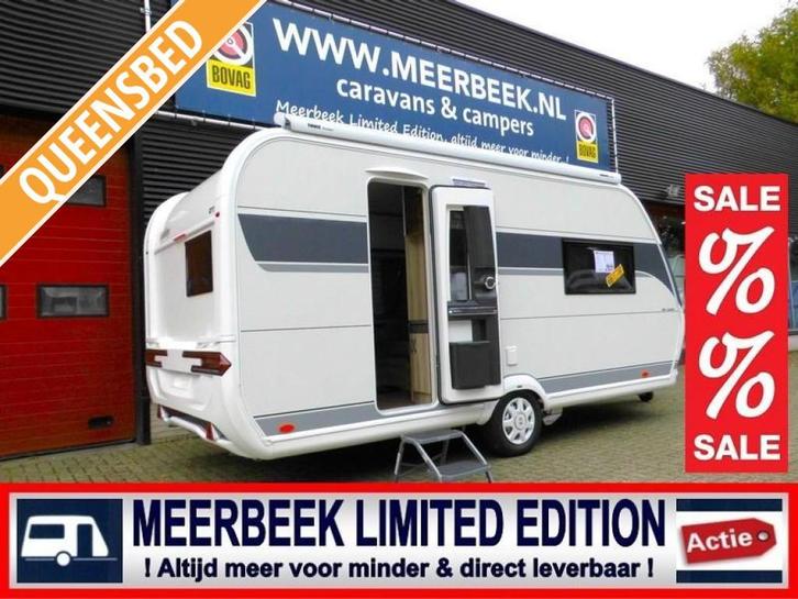 Hobby De Luxe 460 SFF 4114,=KORTING +THULE +MOVER +COMPACT, Caravans en Kamperen, Caravans, tot en met 3, 1000 - 1250 kg, Treinzit