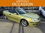 Saab 9-3 Cabrio 2.0t Vector met nieuwe kap (bj 2004), Auto's, Gebruikt, Zwart, 4 stoelen, Bedrijf