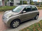 Nissan Micra 1.2 Mix, met airco, APK 25-03-2026., Voorwielaandrijving, Gebruikt, 4 cilinders, Bruin