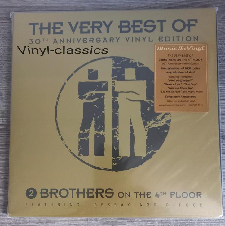 2 Brothers on the 4th Floor - Gouden Editie Vinyl, Cd's en Dvd's, Vinyl | Dance en House, Nieuw in verpakking, Techno of Trance