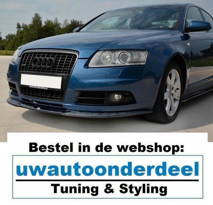 Spoiler Voorspoiler Lip Splitter Geschikt Voor Audi A6 C6 S, Auto diversen, Tuning en Styling, Ophalen of Verzenden