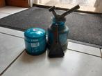 Loodgieters brander met een breedte brander en reserve gasb, Ophalen of Verzenden, Gebruikt