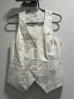 Wit gilet met voering, maat 38, Maat 38/40 (M), H&M, Wit, Nieuw