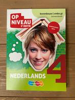 Op Niveau Nederlands - 4 Mavo, Boeken, Ophalen of Verzenden, Nieuw, VMBO, Nederlands