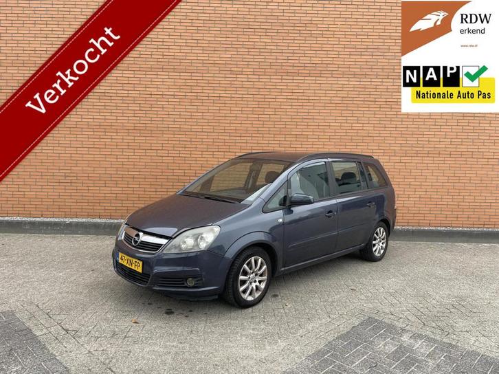 Opel Zafira 1.8 Temptation 165DKM | NAP | AIRCO | 7PERSOONS, Auto's, Opel, Bedrijf, Zafira, ABS, Airbags, Airconditioning, Alarm