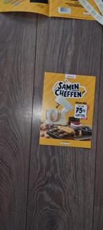 3 volle spaarkaarten zegels samen cheffen met nick toet, Verzamelen, Jumbo, Ophalen of Verzenden