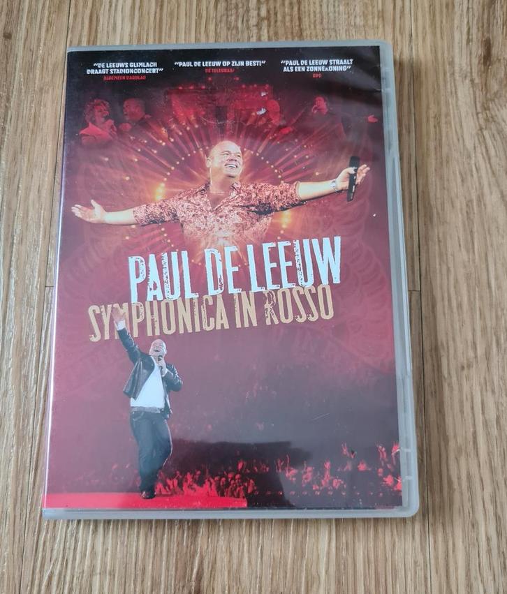 DVD Paul de Leeuw - Symphonica in Rosso, Cd's en Dvd's, Dvd's | Muziek en Concerten, Zo goed als nieuw, Muziek en Concerten, Alle leeftijden