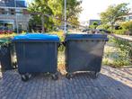 Rolcontainer 1100 liter voor bv papier en karton, Ophalen, Zo goed als nieuw