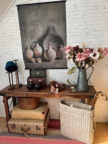 SALE!! Inklapbare sidetable, werktafel, roomdivider, bureau beschikbaar voor biedingen