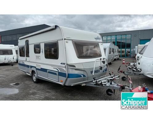 Fendt Saphir 490, Caravans en Kamperen, Caravans, Bedrijf, tot en met 4, 1000 - 1250 kg, Fendt, 6 tot 7 meter, Kachel, Koelkast